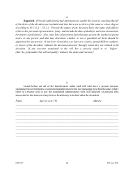 Form GPCSF7 Petition to Probate Will in Solemn Form and for Letters of Administration With Will Annexed - Georgia (United States), Page 5