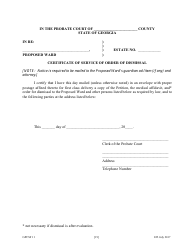 Form GPCSF11 Petition for Appointment of an Emergency Guardian and/or Emergency Conservator for a Proposed Ward - Georgia (United States), Page 21