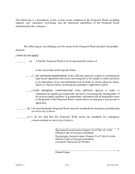 Form GPCSF11 Petition for Appointment of an Emergency Guardian and/or Emergency Conservator for a Proposed Ward - Georgia (United States), Page 23