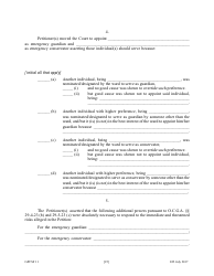 Form GPCSF11 Petition for Appointment of an Emergency Guardian and/or Emergency Conservator for a Proposed Ward - Georgia (United States), Page 27