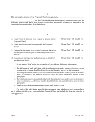 Form GPCSF11 Petition for Appointment of an Emergency Guardian and/or Emergency Conservator for a Proposed Ward - Georgia (United States), Page 6
