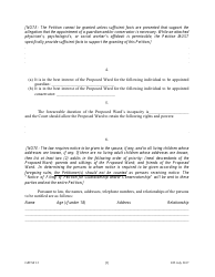 Form GPCSF12 Petition for Appointment of a Guardian and/or Conservator for a Proposed Ward - Georgia (United States), Page 5