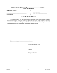 Form GPCSF13 Petition for Leave to Sell Property - Georgia (United States), Page 13