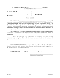 Form GPCSF13 Petition for Leave to Sell Property - Georgia (United States), Page 14