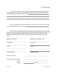 Form GPCSF14 Petition of Conservator for Leave to Sell Real or Personal Property or Rent, Lease, or Otherwise Dispose of Said Property - Georgia (United States), Page 4