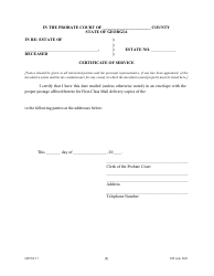 Form GPCSF17 Petition for Leave to Convey or Encumber Property Previously Set Apart as Year&#039;s Support - Georgia (United States), Page 10