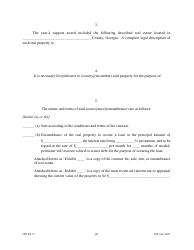 Form GPCSF17 Petition for Leave to Convey or Encumber Property Previously Set Apart as Year&#039;s Support - Georgia (United States), Page 4