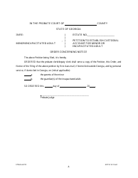 Form GPCSF22 Petition to Establish Custodial Account for Minor or Incapacitated Adult - Georgia (United States), Page 5