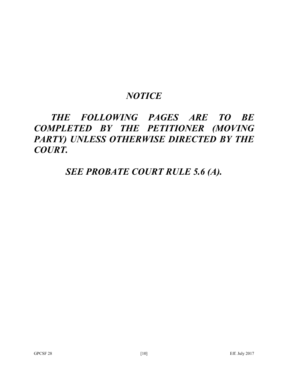 Form GPCSF28 Petition for Temporary Letters of Guardianship of Minor - Georgia (United States), Page 12