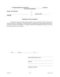 Form GPCSF28 Petition for Temporary Letters of Guardianship of Minor - Georgia (United States), Page 15