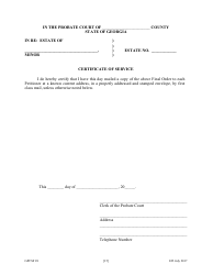 Form GPCSF28 Petition for Temporary Letters of Guardianship of Minor - Georgia (United States), Page 17