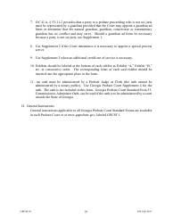 Form GPCSF28 Petition for Temporary Letters of Guardianship of Minor - Georgia (United States), Page 2