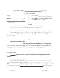 Form GPCSF29 Petition for Permanent Letters of Guardianship of Minor - Georgia (United States), Page 15