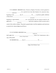 Form GPCSF31 Application for Permit to Conduct Public Fireworks Display - Georgia (United States), Page 12