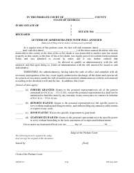 Form GPCSF32 Etition by Personal Representative for Waiver of Bond, Waiver of Reports, Waiver of Statements, and/or Grant of Certain Powers - Georgia (United States), Page 16