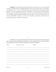 Form GPCSF32 Etition by Personal Representative for Waiver of Bond, Waiver of Reports, Waiver of Statements, and/or Grant of Certain Powers - Georgia (United States), Page 5
