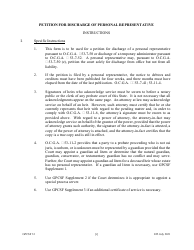 Document preview: Form GPCSF33 Petition for Discharge of Personal Representative - Georgia (United States)