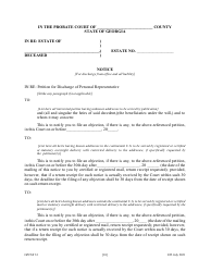 Form GPCSF33 Petition for Discharge of Personal Representative - Georgia (United States), Page 12