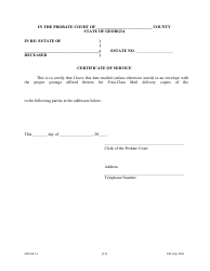 Form GPCSF33 Petition for Discharge of Personal Representative - Georgia (United States), Page 14