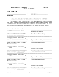 Form GPCSF33 Petition for Discharge of Personal Representative - Georgia (United States), Page 7