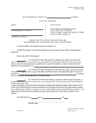 Form GPCSF34 Petition of Conservator for Final Settlement of Accounts and Discharge From Office and Liability - Georgia (United States), Page 9