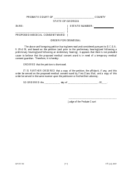 Form GPCSF36 Petition for the Appointment of a Temporary Medical Consent Guardian for a Proposed Medical Consent Ward - Georgia (United States), Page 13
