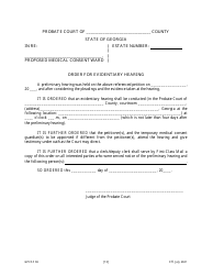 Form GPCSF36 Petition for the Appointment of a Temporary Medical Consent Guardian for a Proposed Medical Consent Ward - Georgia (United States), Page 15