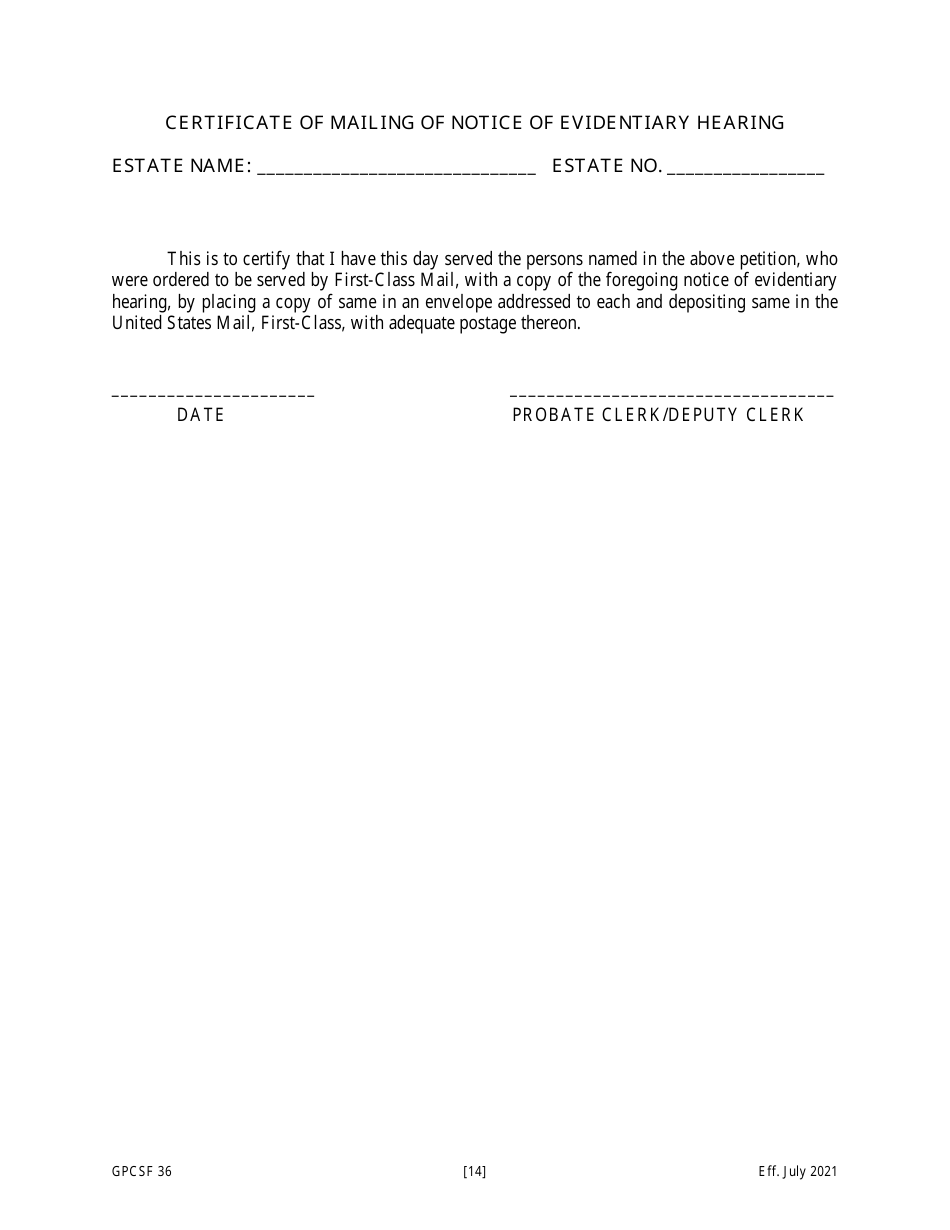 Form GPCSF36 Petition for the Appointment of a Temporary Medical Consent Guardian for a Proposed Medical Consent Ward - Georgia (United States), Page 16