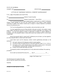Form GPCSF36 Petition for the Appointment of a Temporary Medical Consent Guardian for a Proposed Medical Consent Ward - Georgia (United States), Page 20