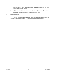 Form GPCSF36 Petition for the Appointment of a Temporary Medical Consent Guardian for a Proposed Medical Consent Ward - Georgia (United States), Page 2