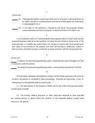 Form GPCSF36 Petition for the Appointment of a Temporary Medical Consent Guardian for a Proposed Medical Consent Ward - Georgia (United States), Page 5