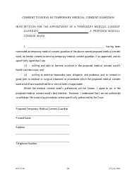 Form GPCSF36 Petition for the Appointment of a Temporary Medical Consent Guardian for a Proposed Medical Consent Ward - Georgia (United States), Page 8