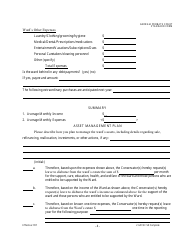Form GPCSF58 Adult Conservatorship Inventory and Asset Management Plan - Georgia (United States), Page 5