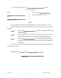 Form GPCSF58 Adult Conservatorship Inventory and Asset Management Plan - Georgia (United States), Page 7