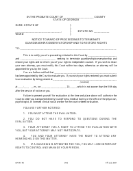 Form GPCSF65 Petition for Termination of Guardianship/Conservatorship and Restoration of Rights - Georgia (United States), Page 11