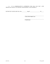 Form GPCSF65 Petition for Termination of Guardianship/Conservatorship and Restoration of Rights - Georgia (United States), Page 12