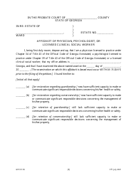 Form GPCSF65 Petition for Termination of Guardianship/Conservatorship and Restoration of Rights - Georgia (United States), Page 6