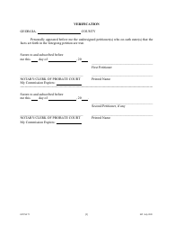 Form GPCSF71 Petition for Leave to Sell Perishable Property by Personal Representative - Georgia (United States), Page 3