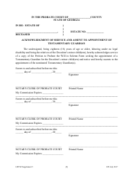 Supplement 5 Supplement to Petition Seeking Appointment as Testamentary Guardian - Georgia (United States), Page 6