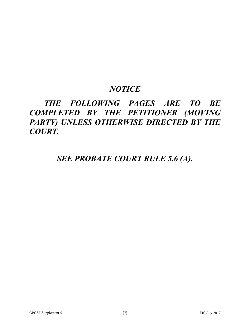 Supplement 5 Supplement to Petition Seeking Appointment as Testamentary Guardian - Georgia (United States), Page 8