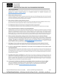 Section 3 and Equal Opportunity Contracting Project Utilization Plan - City of San Diego, California, Page 4