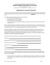 Application for Common Paymaster - South Dakota