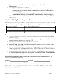 Application for Common Paymaster - South Dakota, Page 2