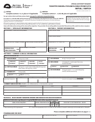 Form HLTH5365 Special Authority Request - Targeted Dmards for Ankylosing Spondylitis - Initial/Switch - British Columbia, Canada