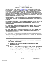 Form wq-cwc7-02A Conflict of Interest Disclosure Form - Minnesota