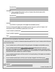 Form wq-cwc7-02A Conflict of Interest Disclosure Form - Minnesota, Page 2