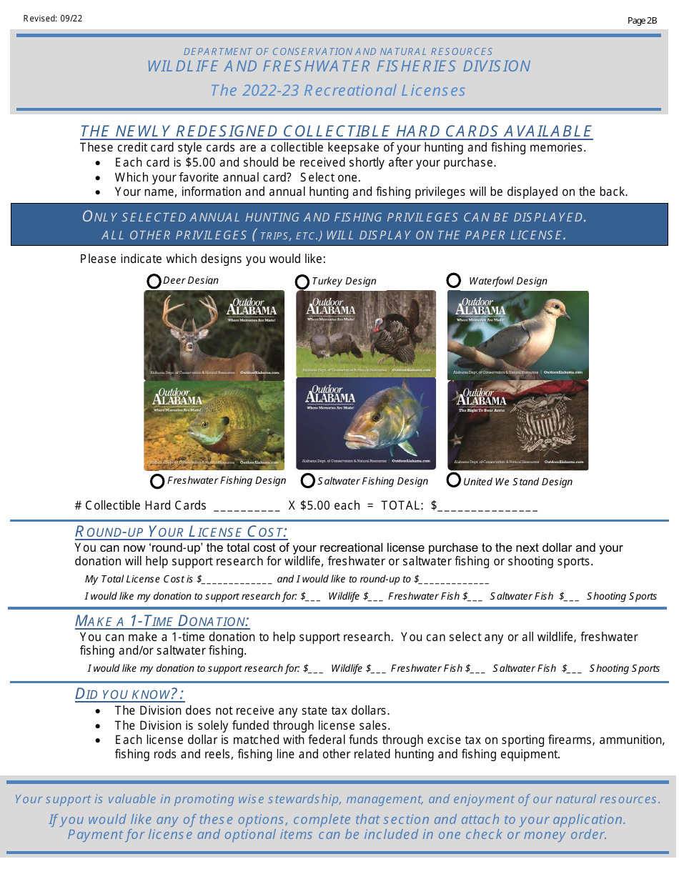 Freshwater Fishing License - Resident - Alabama, Page 3