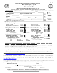 Bait Privilege License - Resident/Non-resident - Alabama, Page 2