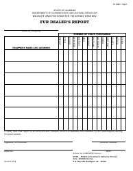 Fur Dealer License - Resident - Non-resident - Alabama, Page 5