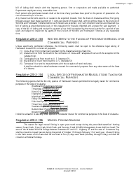 Mussel Buyer License - Resident - Non-resident - Alabama, Page 5